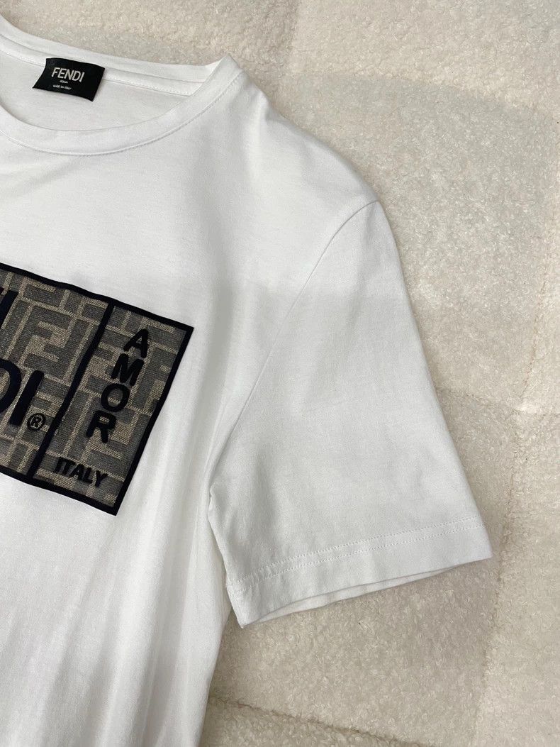 Fendi Fendi White Short Sleeve T-Shirt - dmc Size US S / EU 44-46 / 1 - 5 Thumbnail