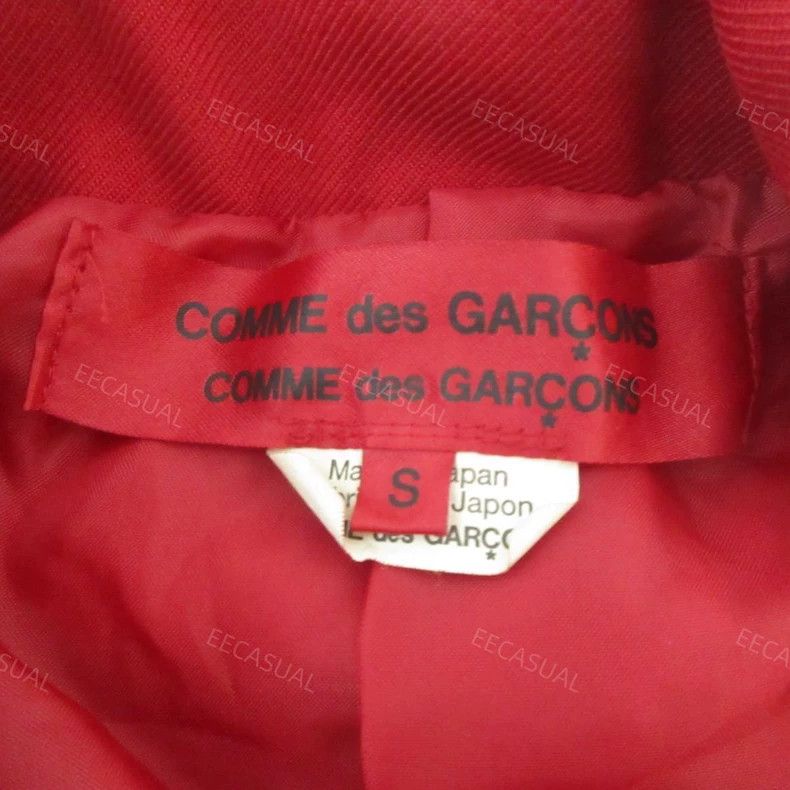 Comme des Garcons CDG comcom Red Short-Sleeve Blazer - dmc Size US S / EU 44-46 / 1 - 7 Thumbnail