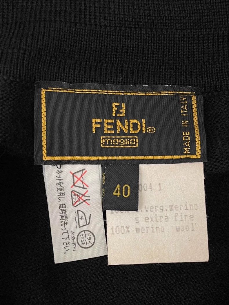 Fendi Fendi Striped Knit Polo Cardigan - dmc Size US M / EU 48-50 / 2 - 8 Thumbnail