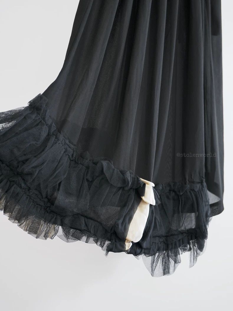 Comme des Garcons Comme des Garcons Rose Mesh Skirt - dmc Size US 34 / EU 50 - 5 Thumbnail