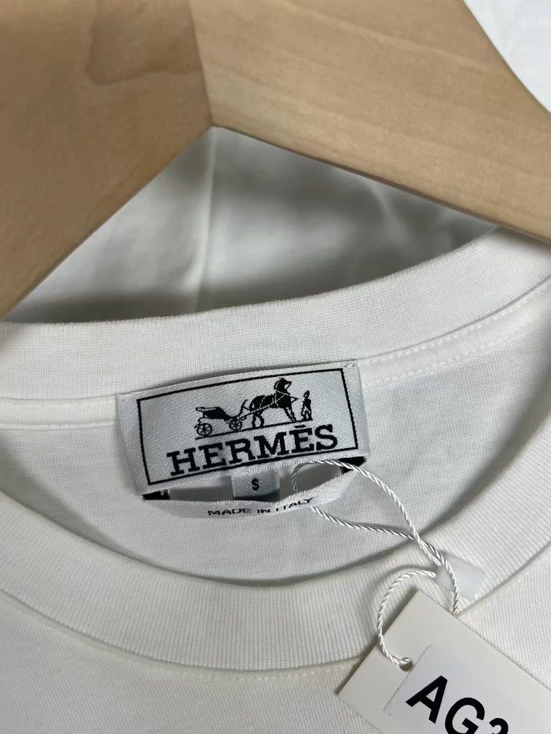 Hermes Hermes Cotton Printed Short Sleeve T-shirt - dmc Size US S / EU 44-46 / 1 - 5 Thumbnail
