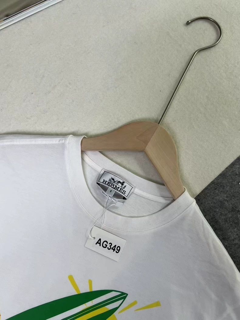 Hermes Hermes Cotton Printed Short Sleeve T-shirt - dmc Size US S / EU 44-46 / 1 - 3 Thumbnail