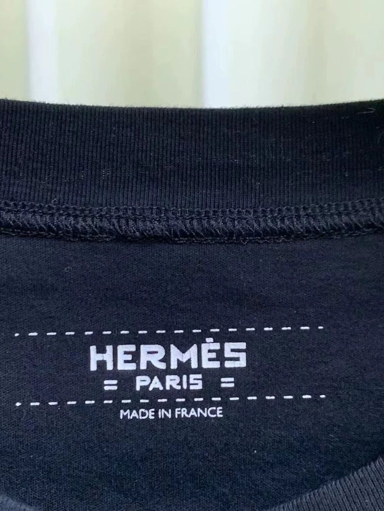 Hermes HERMES Black Short Sleeve T-shirt - dmc Size US S / EU 44-46 / 1 - 3 Thumbnail