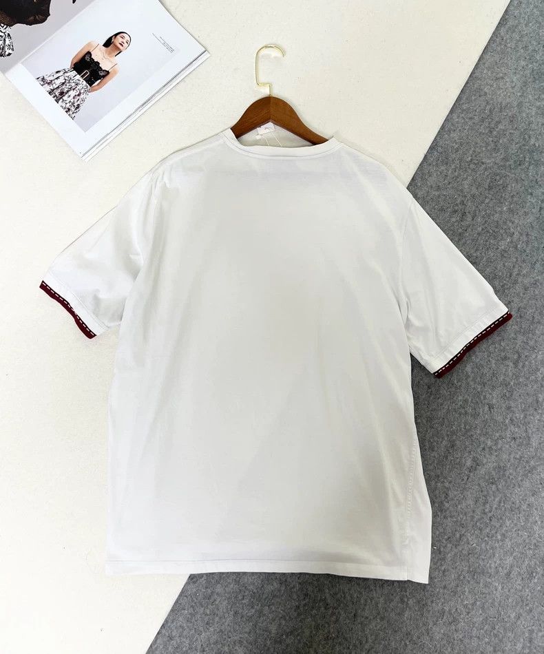 Hermes HERMES Colorblock Short Sleeve T-shirt - dmc Size US L / EU 52-54 / 3 - 2 Thumbnail