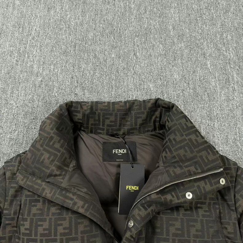 Fendi Fendi 24 Monogram All-over Print Down Jacket - dmc Size US XL / EU 56 / 4 - 2 Thumbnail