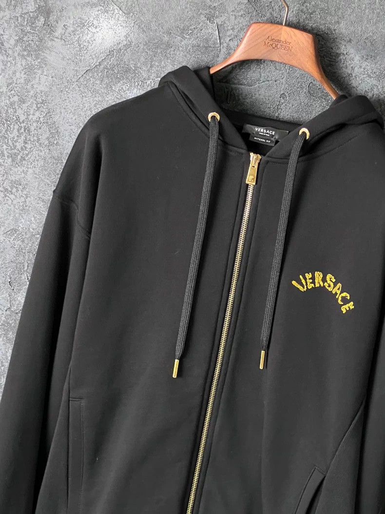 Versace VERSACE Multi-Embroidered Cotton Hoodie - dmc Size US XS / EU 42 / 0 - 5 Thumbnail