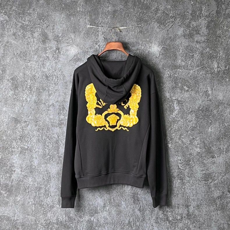 Versace VERSACE Multi-Embroidered Cotton Hoodie - dmc Size US XS / EU 42 / 0 - 2 Thumbnail