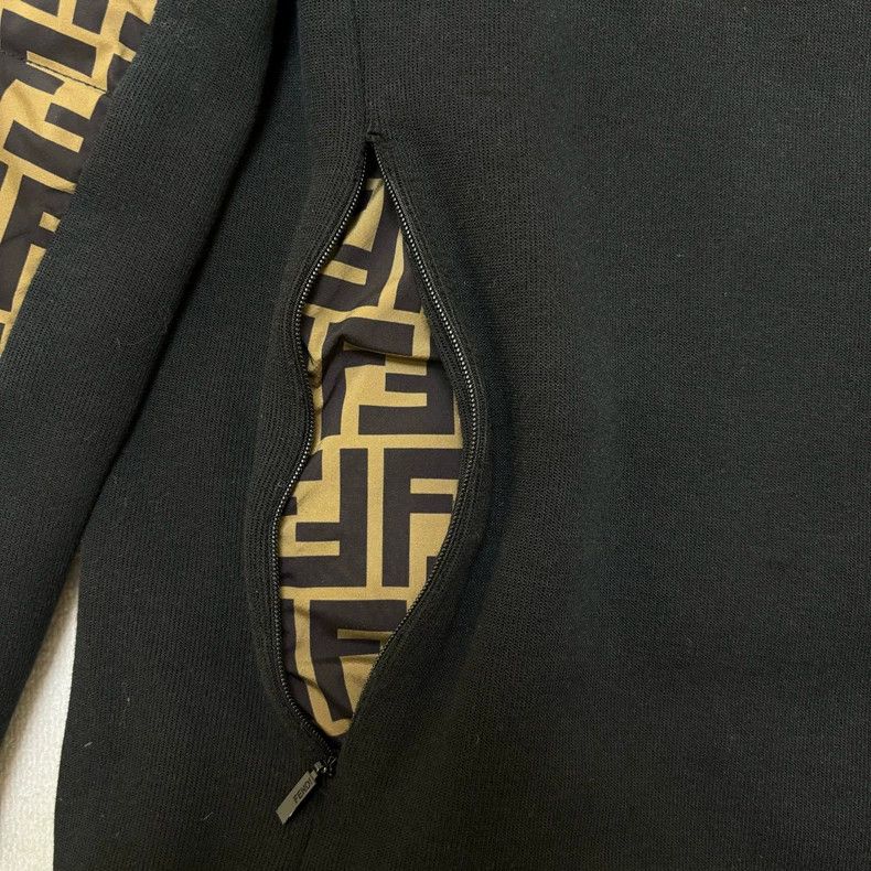 Fendi Fendi Black FF Monogram Puffer Jacket - dmc Size US XL / EU 56 / 4 - 2 Thumbnail
