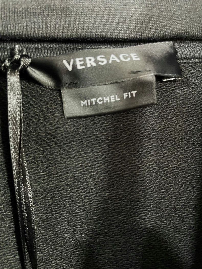 Versace VERSACE Men's Black Logo Zip Hoodie - dmc Size US M / EU 48-50 / 2 - 4 Thumbnail