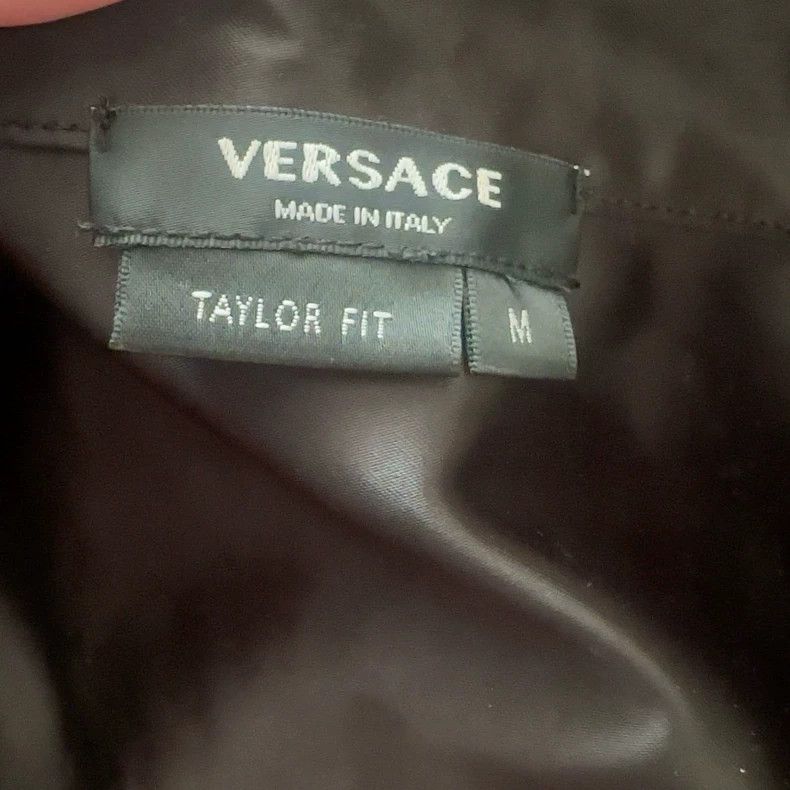 Versace Versace Black Leather Jacket M - dmc Size US M / EU 48-50 / 2 - 2 Thumbnail