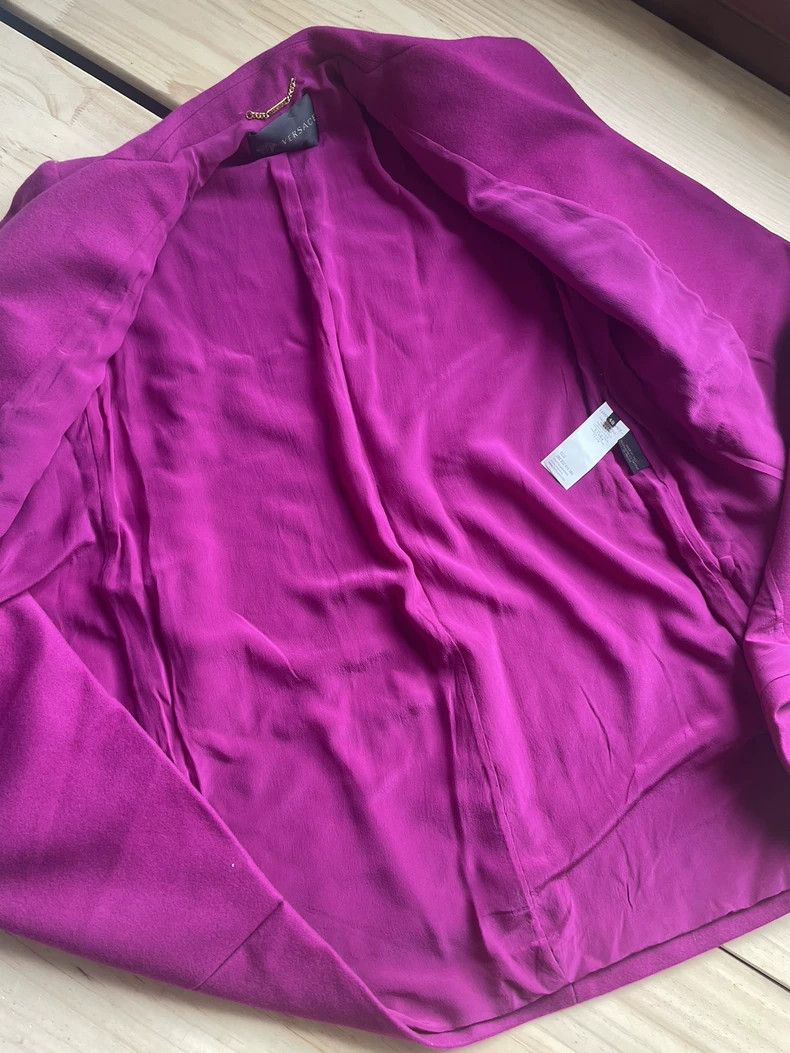 Versace Versace Pink Cashmere Coat L - dmc Size US L / EU 52-54 / 3 - 6 Thumbnail