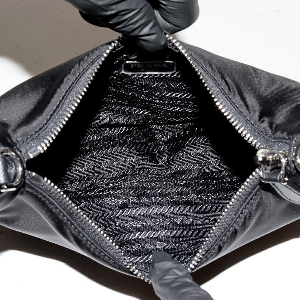 Prada Prada Prada Re-Edition 2005 Re-Nylon Nylon Calf 2way Shoulder Bag Leather Shoulder Bag 1BH204 R064 F0002 V V9L DUTY FREE for USA Size ONE SIZE - 4 Thumbnail