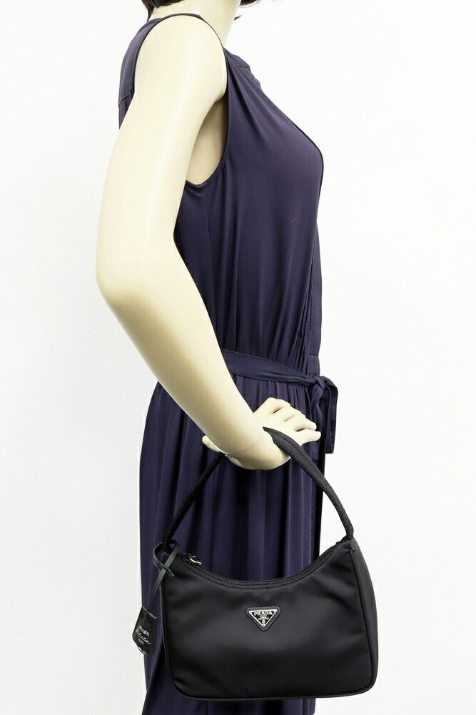 Prada Prada Prada Re-Edition 2000 Re-Nylon Nylon Calf Handbag Leather Handbag 1NE515 RDH0 F0002 DUTY FREE for USA Size ONE SIZE - 2 Thumbnail