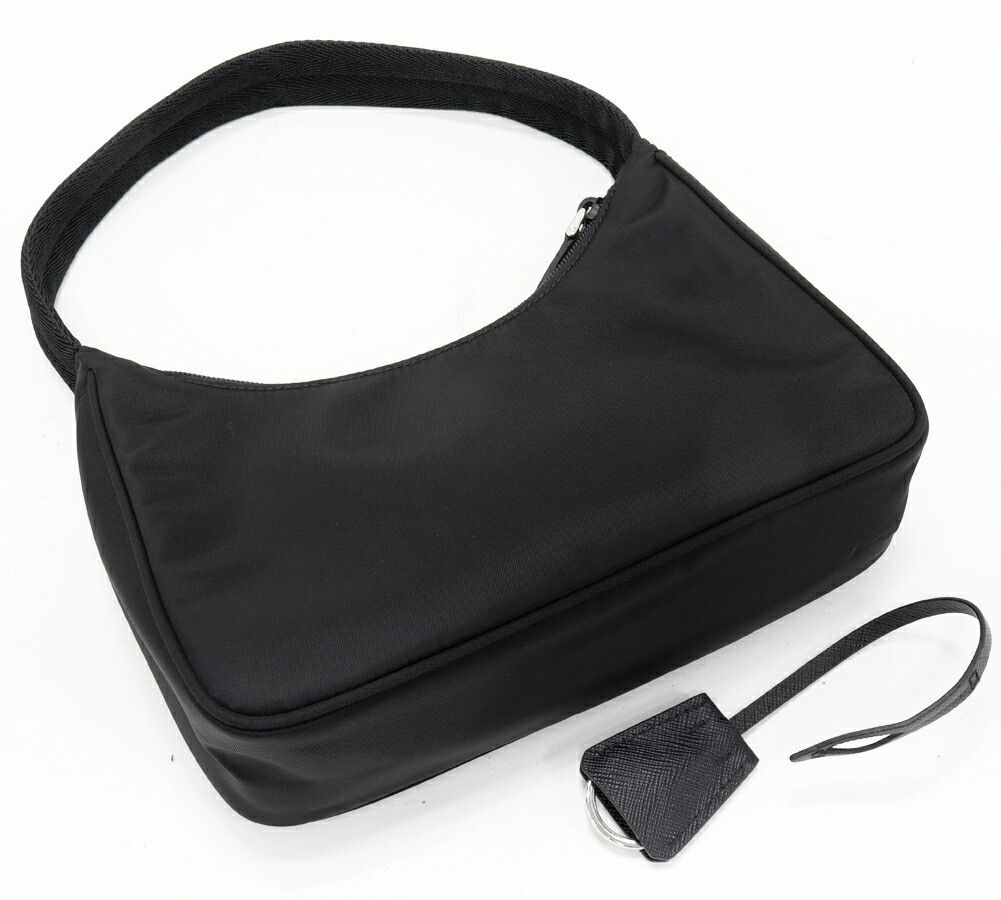 Prada Prada Prada Re-Edition 2000 Re-Nylon Nylon Calf Handbag Leather Handbag 1NE515 RDH0 F0002 DUTY FREE for USA Size ONE SIZE - 3 Thumbnail