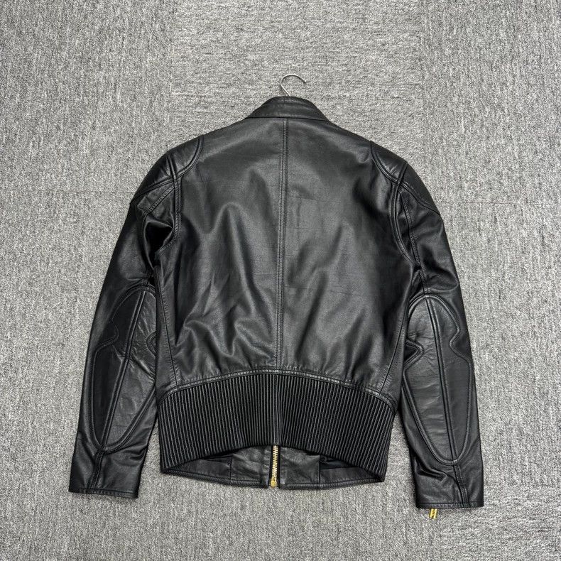 Versace Versace Leather Biker Jacket - dmc Size US M / EU 48-50 / 2 - 5 Thumbnail