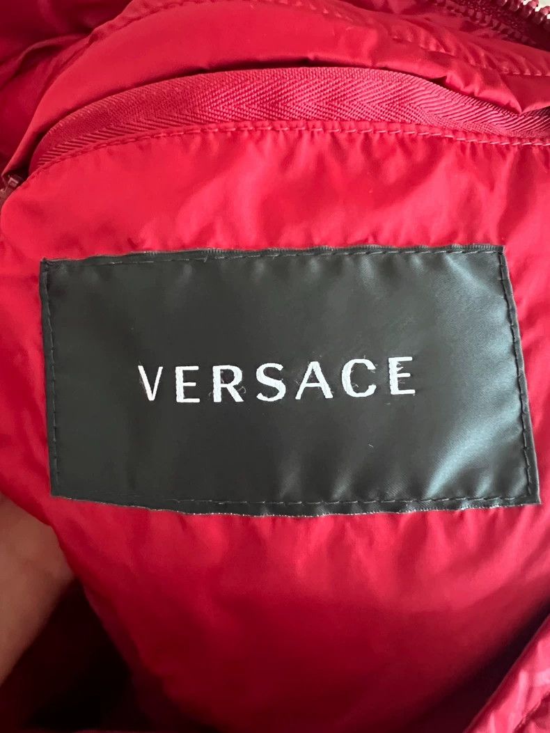 Versace Versace Logo Down Jacket Red - dmc Size US M / EU 48-50 / 2 - 4 Thumbnail
