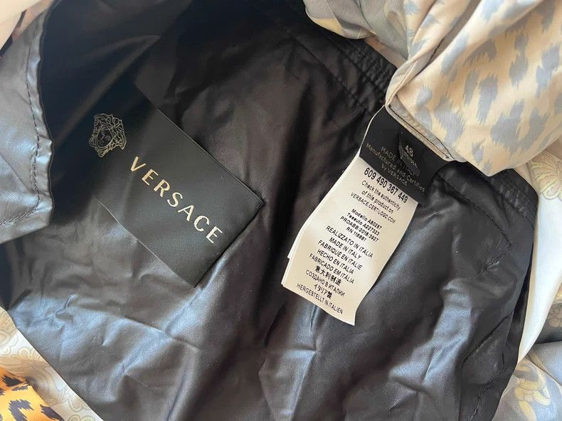 Versace Versace Leopard Baroque Sun Protection Coat - dmc Size US M / EU 48-50 / 2 - 6 Thumbnail