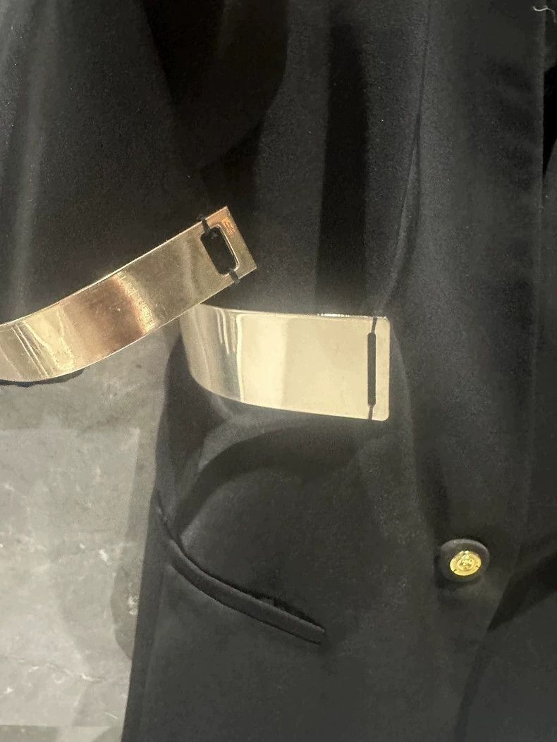 Versace Versace Runway Black Coat - dmc Size US S / EU 44-46 / 1 - 2 Thumbnail