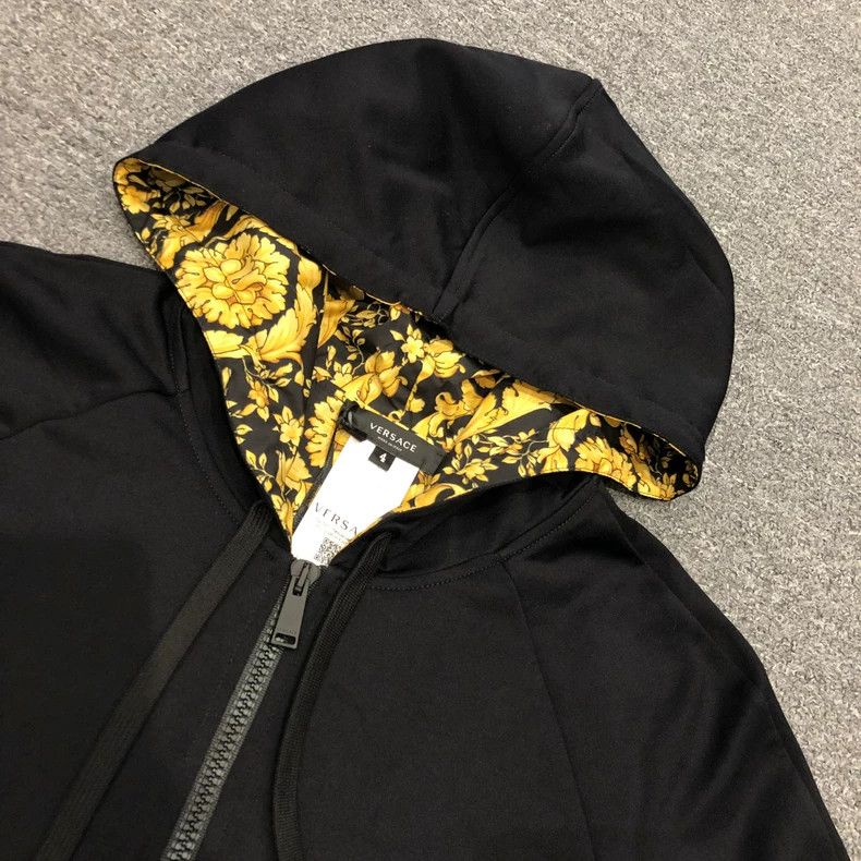 Versace Versace Black Zip-Up Baseball Jacket - dmc Size US L / EU 52-54 / 3 - 2 Thumbnail