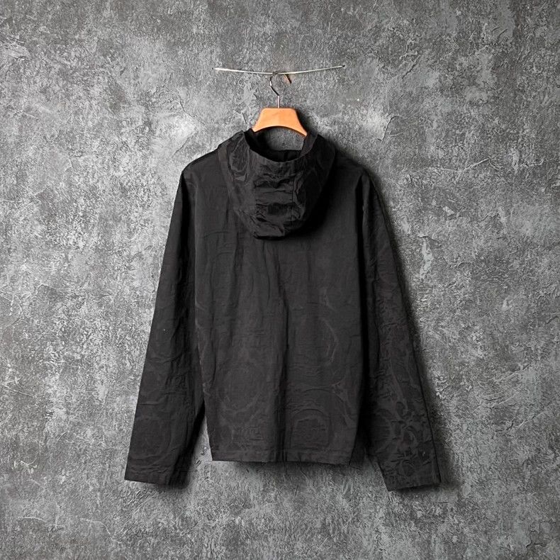 Versace VERSACE Dark Pattern Hooded Sweatshirt Jacket - dmc Size US S / EU 44-46 / 1 - 2 Thumbnail