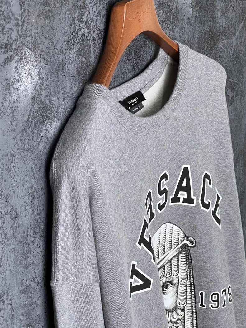 Versace VERSACE Multi-Print Cotton Sweatshirt - dmc Size US L / EU 52-54 / 3 - 6 Thumbnail