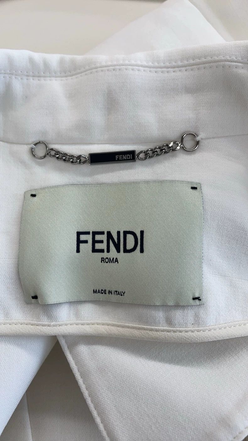 Fendi Fendi White Runway Jacket Size 38 - dmc Size US S / EU 44-46 / 1 - 3 Thumbnail