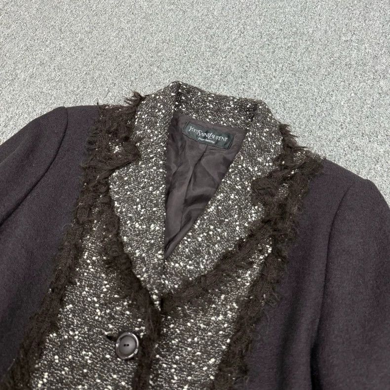 Yves Saint Laurent YSL Brown Sequin Blazer Jacket S - dmc Size US S / EU 44-46 / 1 - 3 Thumbnail
