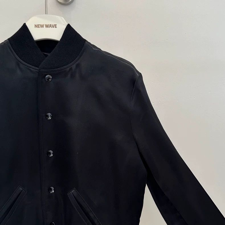 Yves Saint Laurent YSL Black Sequin Embroidered Jacket - dmc Size US XXS / EU 40 - 3 Thumbnail
