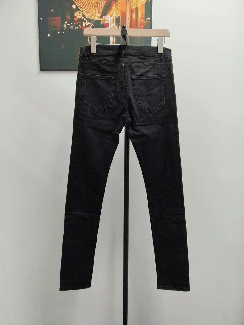 Saint Laurent Paris Saint Laurent Black Patch Denim Jeans - dmc Size US 29 - 2 Thumbnail