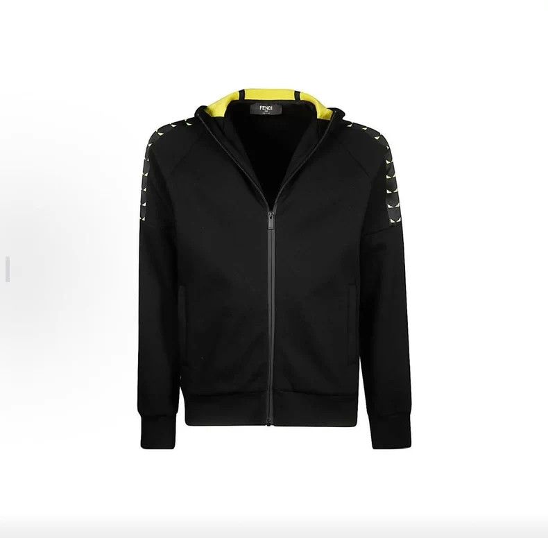 Fendi FENDI 23 Solid Hooded Zip Jacket - dmc Size US XXL / EU 58 / 5 - 9 Thumbnail