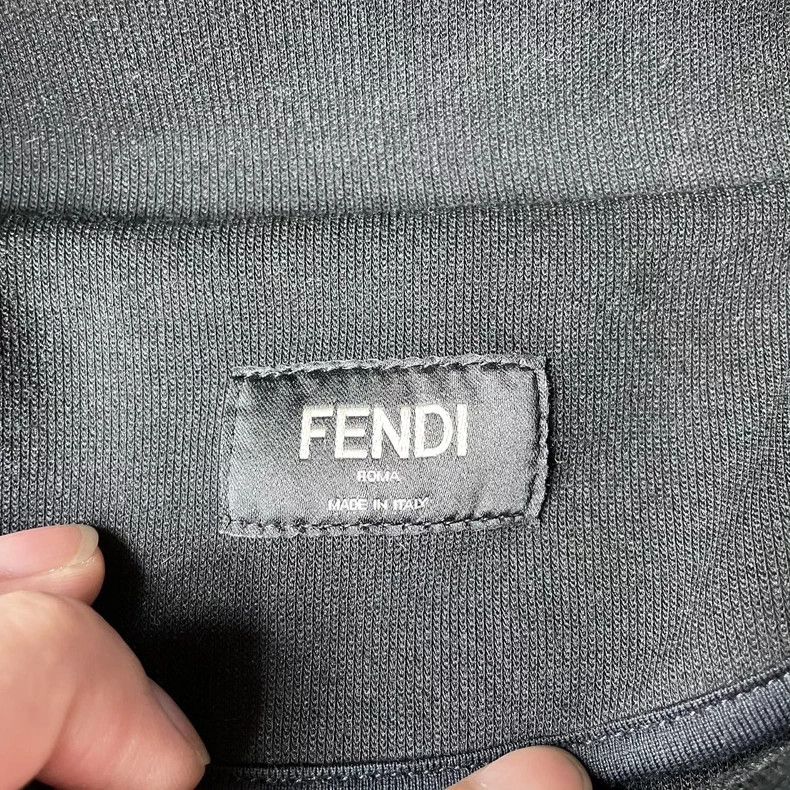 Fendi Fendi Black Logo Zip Jacket - dmc Size US L / EU 52-54 / 3 - 4 Thumbnail