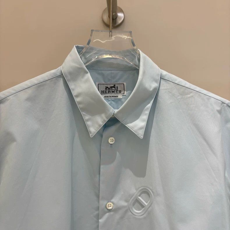 Hermes Hermes Men's Nose Pattern Shirt - dmc Size US L / EU 52-54 / 3 - 3 Thumbnail