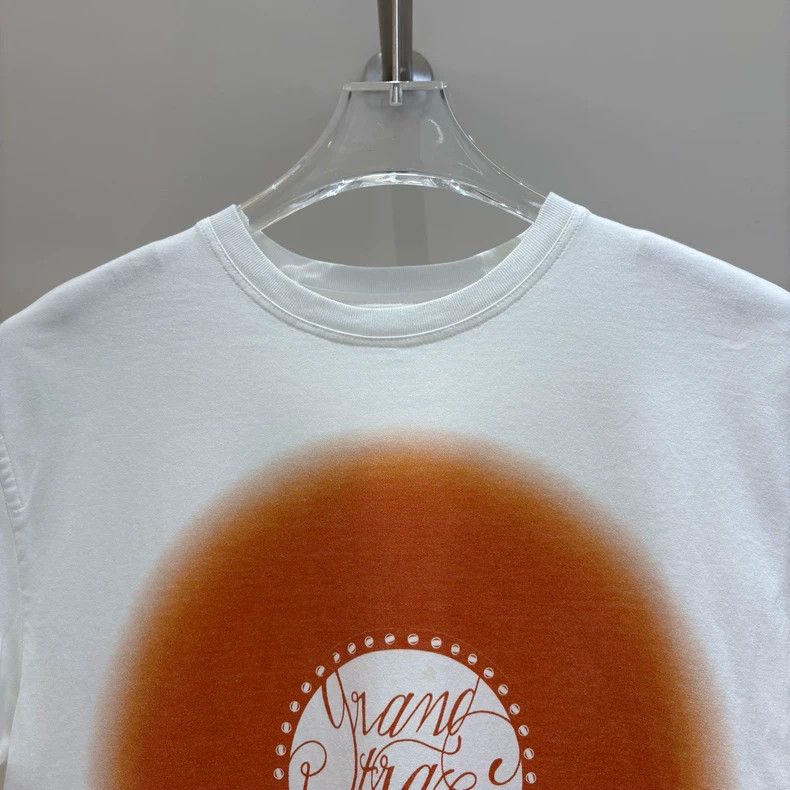 Hermes Hermes White Printed Short Sleeve Tee - dmc Size US S / EU 44-46 / 1 - 3 Thumbnail