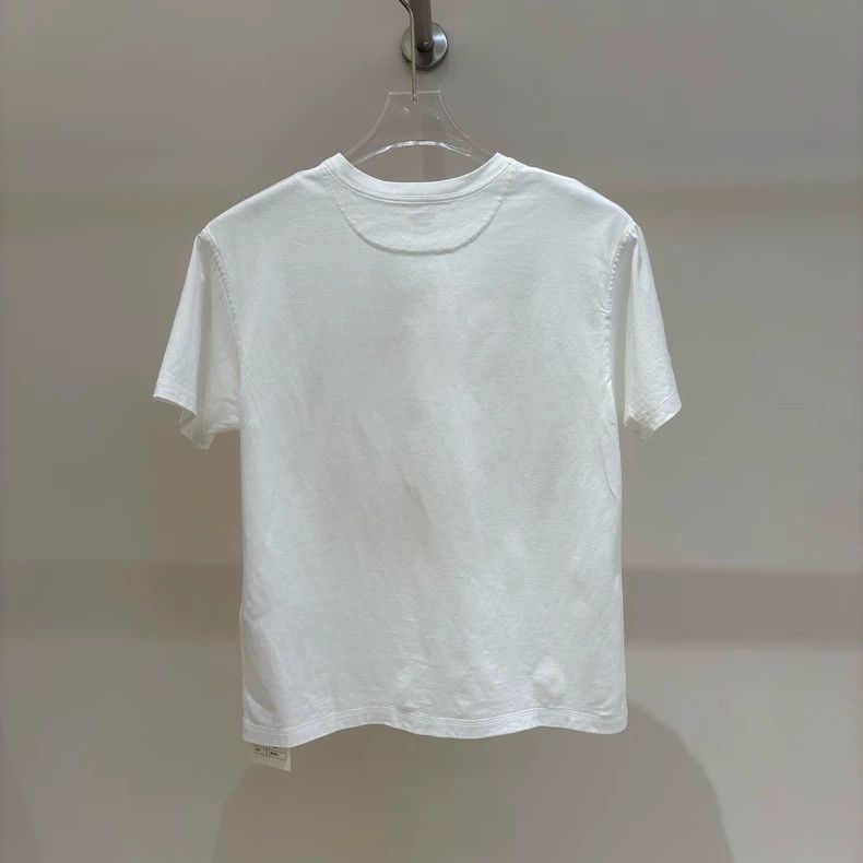 Hermes Hermes White Printed Short Sleeve Tee - dmc Size US S / EU 44-46 / 1 - 2 Thumbnail