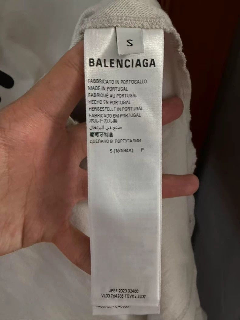 Balenciaga Balenciaga Wife Logo Short Sleeve T-shirt - dmc Size US S / EU 44-46 / 1 - 4 Thumbnail