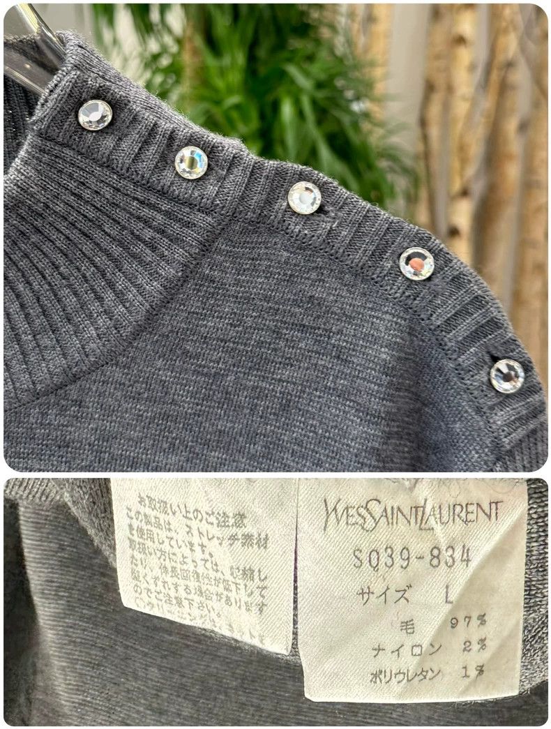 Hermes Luxury Gray Loose Wool Sweater Dress - dmc Size US L / EU 52-54 / 3 - 8 Thumbnail