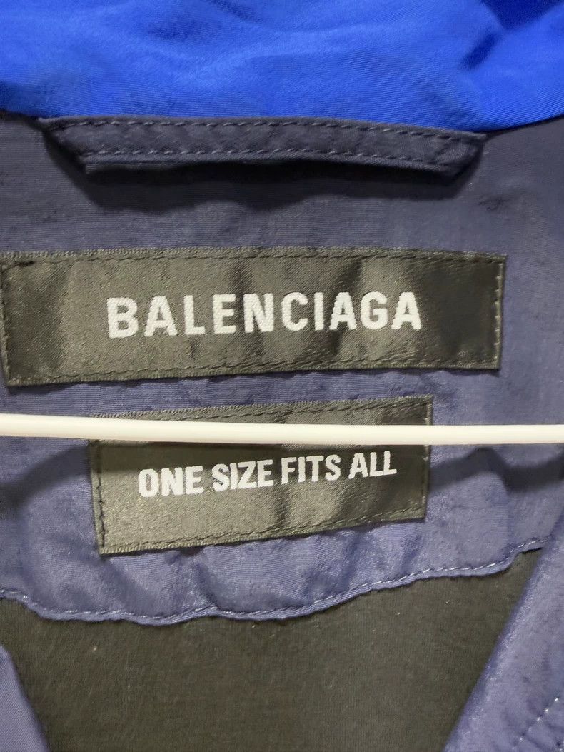 Balenciaga Balenciaga White Blue School Jacket - dmc Size US XXS / EU 40 - 4 Thumbnail