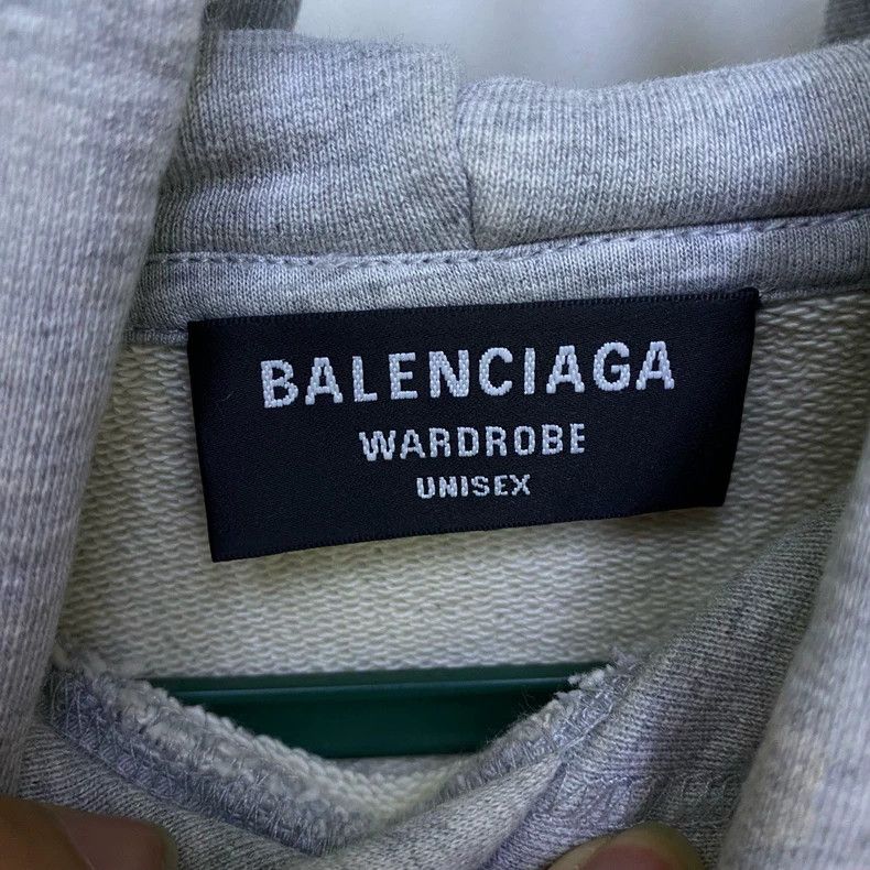 Balenciaga Balenciaga Logo Cotton Hoodie - dmc Size US L / EU 52-54 / 3 - 3 Thumbnail