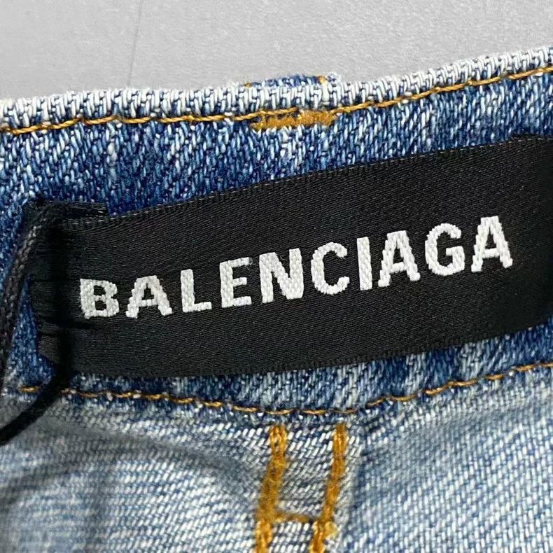Balenciaga Balenciaga patchwork fake two-piece cargo jeans - dmc Size US 29 - 7 Thumbnail