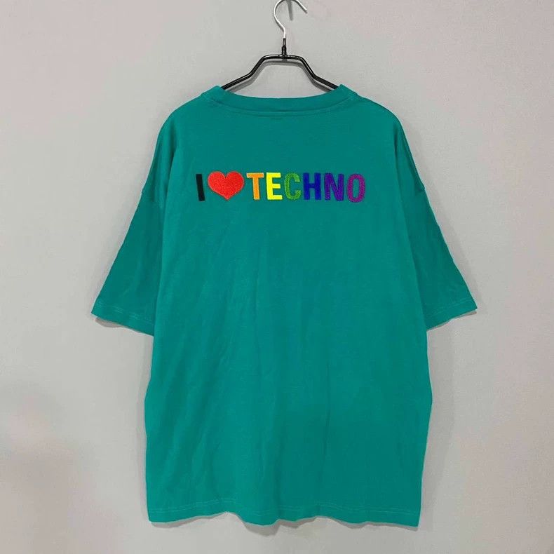 Balenciaga Balenciaga Green Embroidered Logo T-shirt - dmc Size US S / EU 44-46 / 1 - 2 Thumbnail