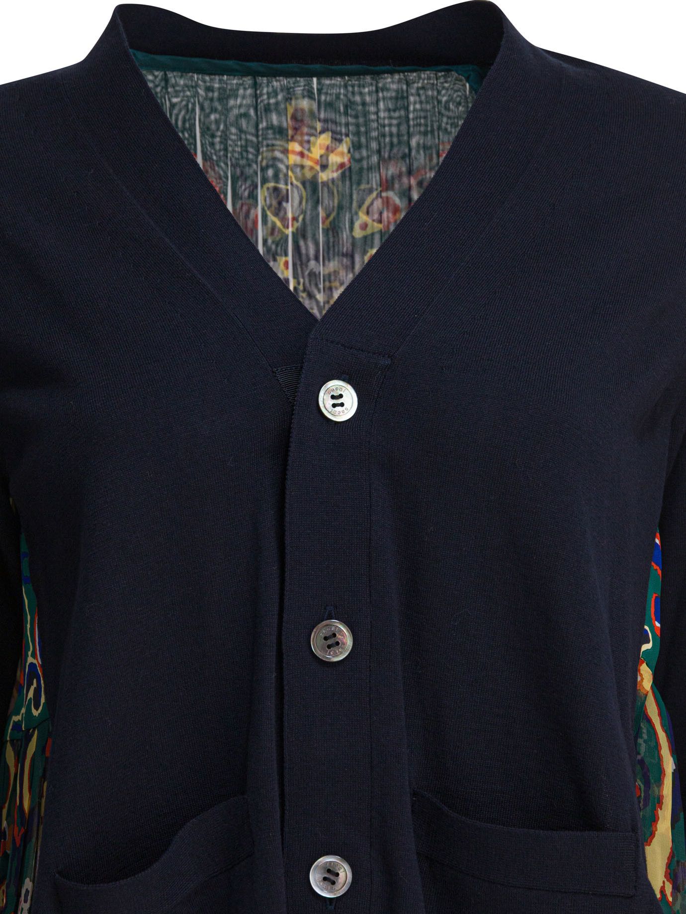 Sacai Sacai Cardigan With Floral Print tag size 2 Women - USA Duties Paid Size M / US 6-8 / IT 42-44 - 3 Thumbnail