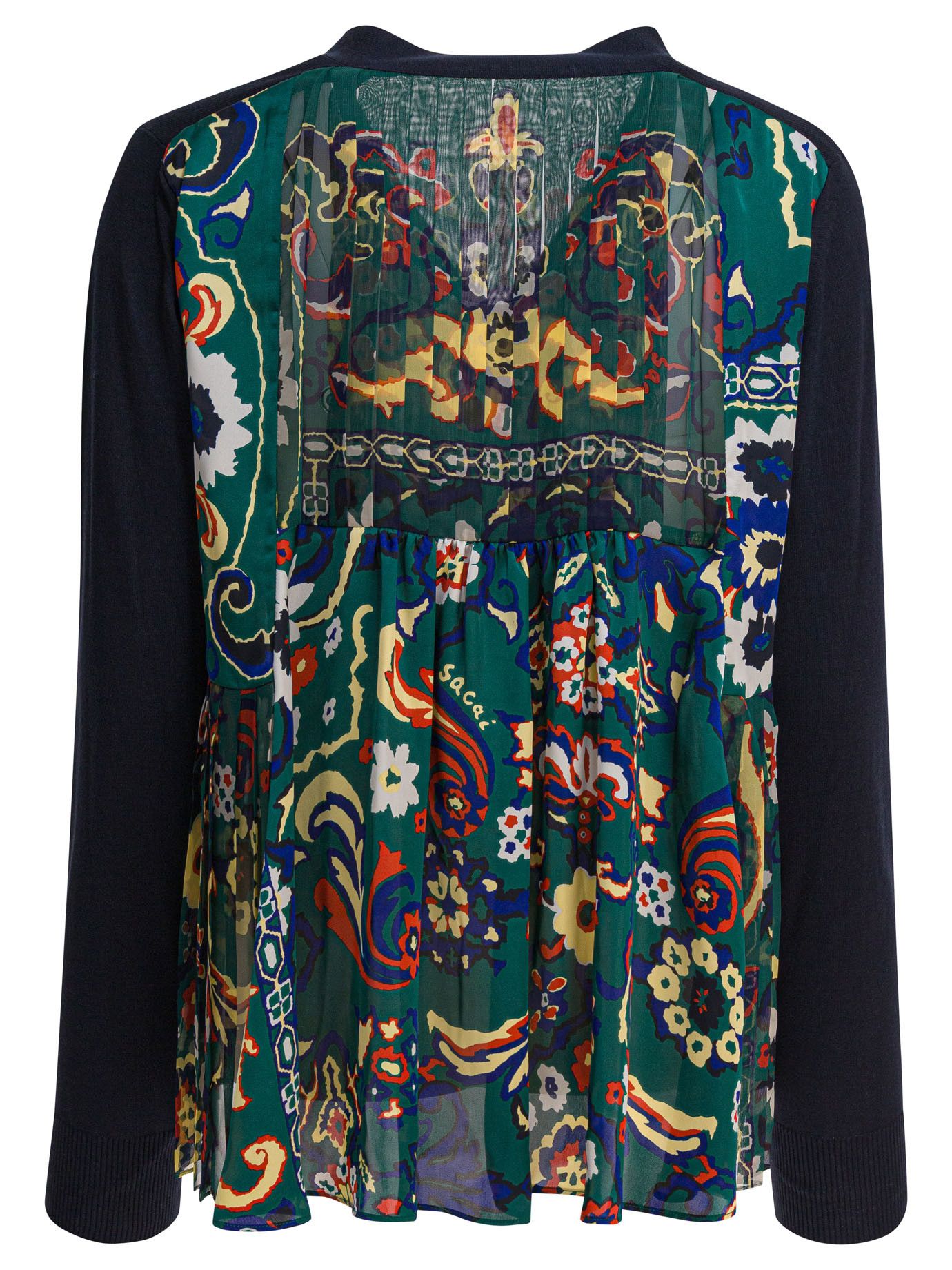 Sacai Sacai Cardigan With Floral Print tag size 2 Women - USA Duties Paid Size M / US 6-8 / IT 42-44 - 2 Thumbnail