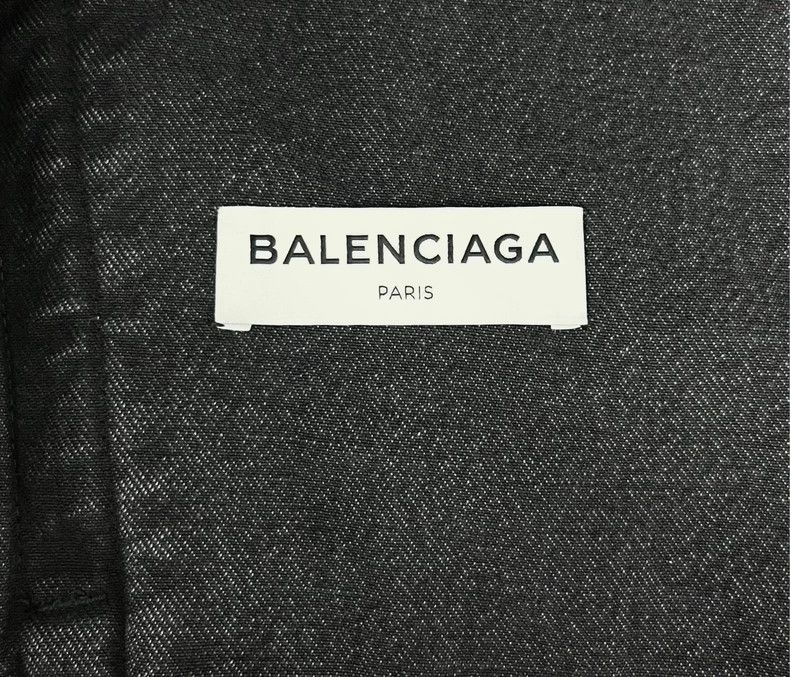 Balenciaga Balenciaga Black Denim Short Jacket - dmc Size US XS / EU 42 / 0 - 4 Thumbnail