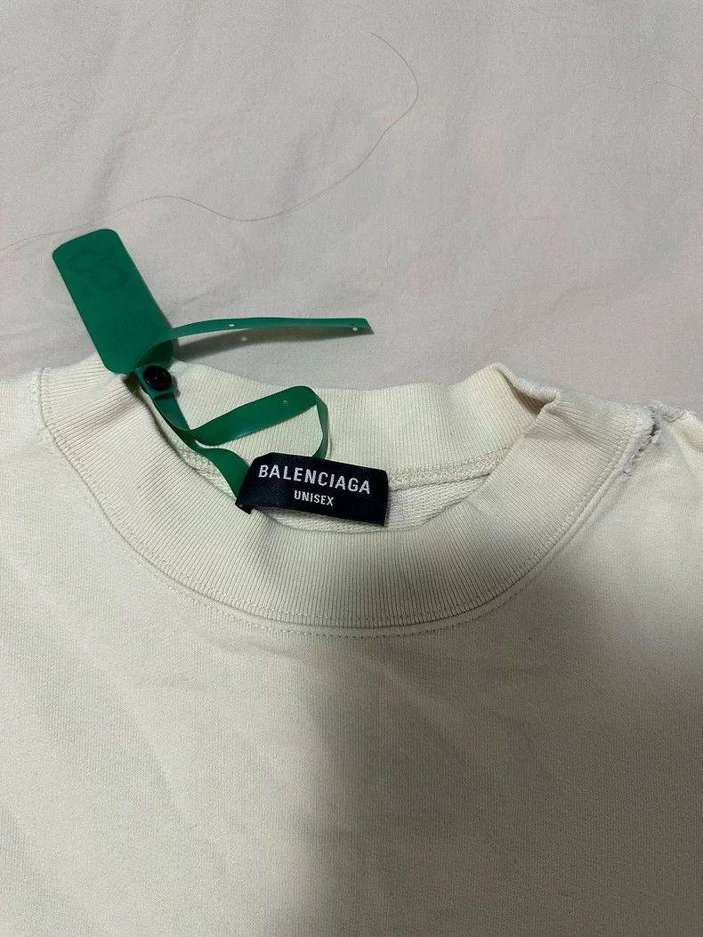 Balenciaga Balenciaga FW22 Logo Embroidered Sweatshirt - dmc Size US M / EU 48-50 / 2 - 3 Thumbnail