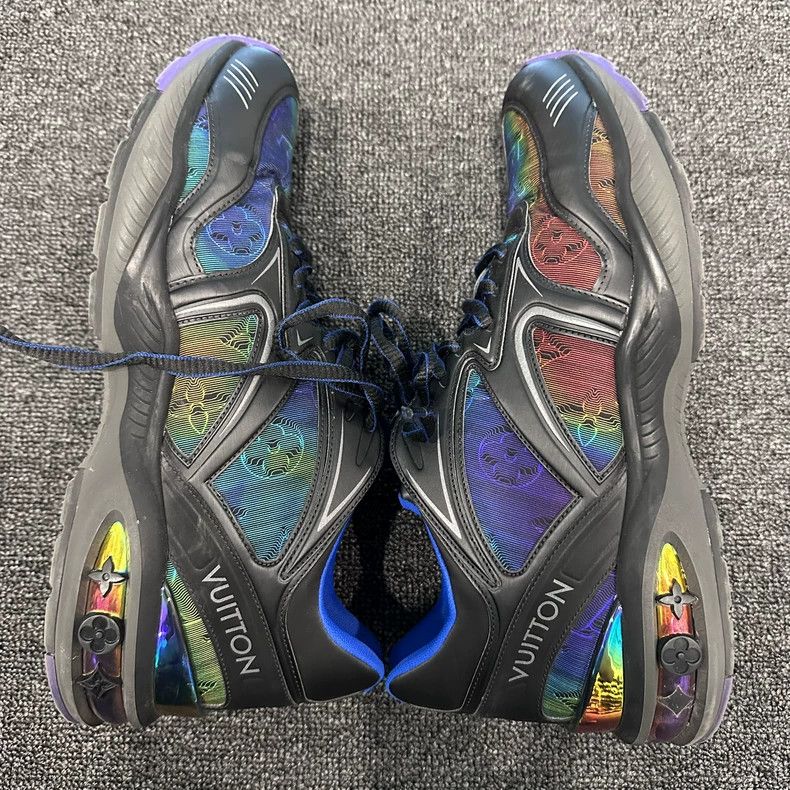 Louis Vuitton Louis Vuitton Laser Rainbow Sneakers 8.5 - dmc Size US 8.5 / EU 41-42 - 5 Thumbnail