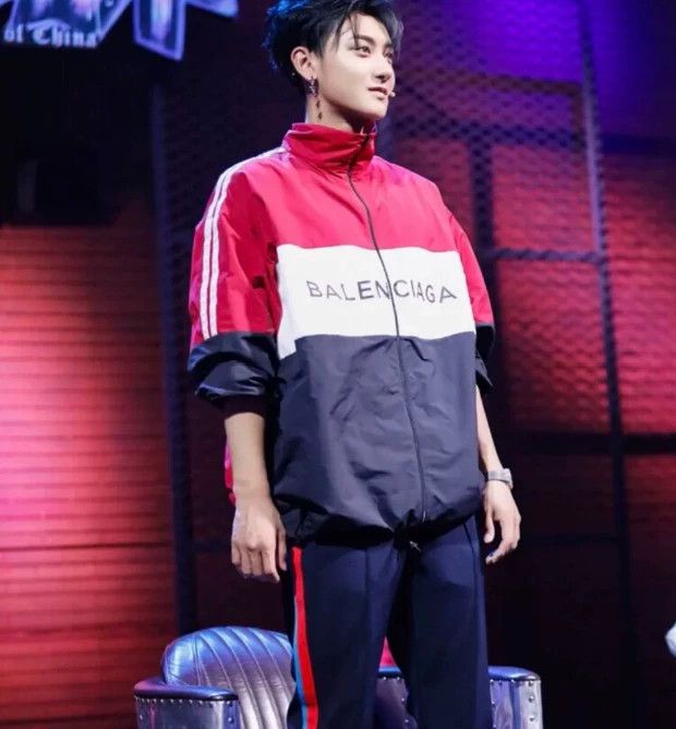 Balenciaga Balenciaga Colorblock Windbreaker Jacket - dmc Size US M / EU 48-50 / 2 - 8 Thumbnail
