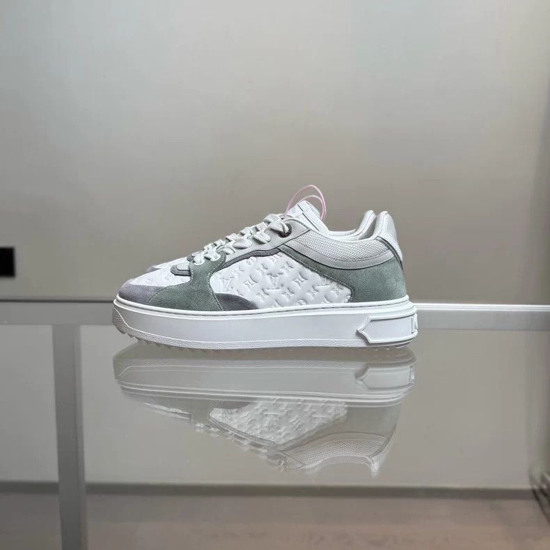 Louis Vuitton Louis Vuitton LV TIME OUT Sneakers - dmc Size US 5.5 / EU 38 - 3 Thumbnail