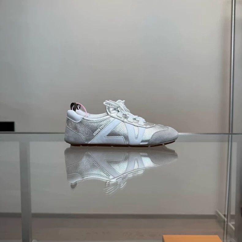 Louis Vuitton Louis Vuitton LV Sneakerina Silver 25 - dmc Size US 5.5 / EU 38 - 2 Thumbnail