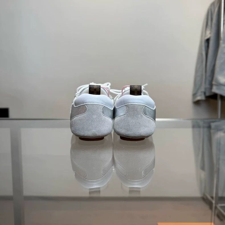 Louis Vuitton Louis Vuitton LV Sneakerina Silver 25 - dmc Size US 5.5 / EU 38 - 5 Thumbnail