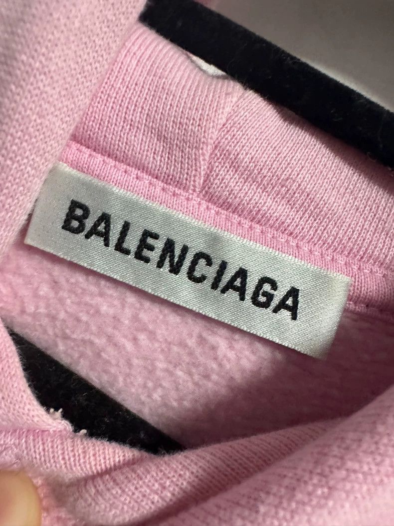 Balenciaga Balenciaga Pink Oversize Hoodie XS - dmc Size US XS / EU 42 / 0 - 5 Thumbnail